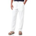 Pantalons en lin United Colors of Benetton blancs en lin Taille XXL look fashion pour homme 