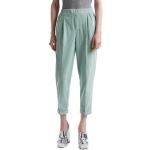 Pantalons en velours United Colors of Benetton vert d'eau en velours Taille S look fashion pour femme en promo 