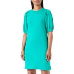 Robes droites United Colors of Benetton vertes en coton à col rond Taille S look casual pour femme 