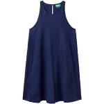 Robes évasées United Colors of Benetton bleues en lin sans manches Taille XL look casual pour femme 