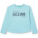 T-shirts à manches longues United Colors of Benetton bleus look fashion pour fille de la boutique en ligne Amazon.fr 
