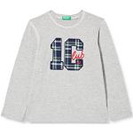 T-shirts à manches longues United Colors of Benetton gris en coton Taille 3 ans look fashion pour garçon de la boutique en ligne Amazon.fr 