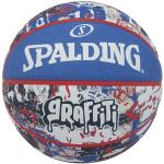 Ballons de basketball Spalding gris en caoutchouc 