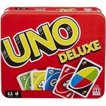 UNO Deluxe, Jeu de 108 cartes avec boîte solide en