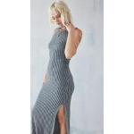 Robes en maille Urban Outfitters grises lavable en machine longues Taille XXS pour femme en promo 