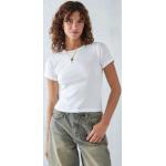 T-shirt courts Urban Outfitters blancs en coton à manches courtes Taille XS pour femme 