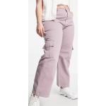 Pantalons taille haute Urban Bliss roses Taille XL plus size pour femme en promo 