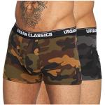 Boxers Urban Classics camouflage en coton en lot de 2 Taille XXL look fashion pour homme en promo 