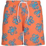 Shorts de bain Urban Classics orange à fleurs Taille XL look casual pour homme 