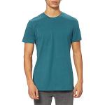T-shirts d'automne Urban Classics bleus à manches courtes à manches courtes à col rond Taille 5 XL look urbain pour homme 