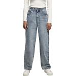 Jeans larges Urban Classics bleues claires délavés Taille XXL look fashion pour femme 
