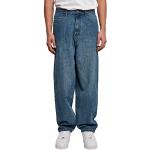 Jeans Urban Classics bleues foncé en coton lavable en machine Taille XXL look fashion pour homme 