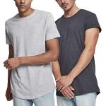 Chemises unies Urban Classics grises à manches courtes Taille XL look urbain pour homme 