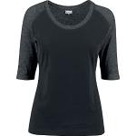 T-shirts Urban Classics gris à manches courtes à manches trois-quart Taille 4 XL look streetwear pour femme en promo 