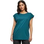 Urban Classics Ladies Extended Shoulder Tee T-Shirt Femme,Turquoise (Teal 1143),Small