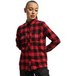 Chemisiers  Urban Classics rouges à carreaux en flanelle Taille XS look fashion pour femme 