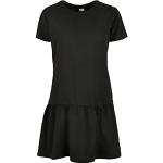 Robes t-shirt Urban Classics noires en jersey à manches courtes Taille 4 XL look casual pour femme en promo 