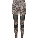 Leggings léopard Urban Classics à effet léopard en fil filet Taille 3 XL look fashion pour femme 