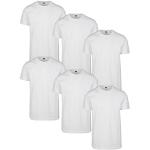 T-shirts Urban Classics blancs à manches courtes à manches courtes en lot de 6 Taille 3 XL look fashion pour homme 
