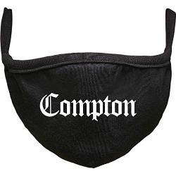 Urban Classics Mixte Compton Face Mask Masques de tous les jours, Noir, 1 Unité (Lot 1) EU