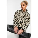 Vestes longues Urban Classics multicolores à effet léopard à manches longues Taille XS pour femme 