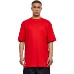 T-shirts Urban Classics rouges en coton à manches courtes à manches courtes à col rond Taille 5 XL plus size look streetwear pour homme en promo 