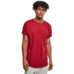 T-shirts Urban Classics TB1561 rouge brique en coton à manches courtes à manches courtes à col rond Taille 3 XL look streetwear pour homme en promo 