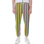 Pantalons classiques en polyester Taille 3 XL look color block pour homme 