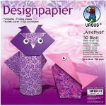 Papier origami Ursus prune 