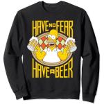 Les Simpsons Homer Beer Fear Chill-Out Weekend Brewmaster Sweatshirt