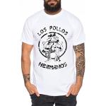T-shirts blancs en coton à manches courtes Breaking Bad Heisenberg lavable en machine à manches courtes Taille L look fashion pour homme 