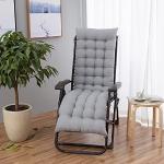 Coussins de chaise longue gris 