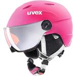 Casques de ski avec visière Uvex roses 53 cm 