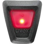uvex Unisexe — adultes, LED enfichable pour accessoires actifs, noir-rouge, taille unique