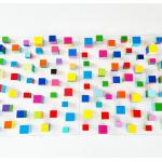Oeuvre D'art De 60 X 34 Pouces Avec Des Cubes Bois Couleur Pop Une Finition En Résine. Décoration Murale Cube Pour Salle Jeux Grand Art. Art 3D