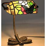 Lampes en verre à motif papillons art déco 