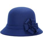 Chapeaux cloches de mariage bleus Tailles uniques look fashion 