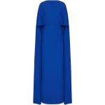 Robes de soirée longues Valentino Garavani bleu roi à motif bateaux longues à manches courtes Taille XL pour femme 