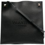 Sacoches Valentino Garavani noires en cuir pour homme en promo 