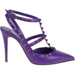 Sandales à talons Valentino Garavani violettes Pointure 37 look fashion pour femme 