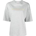 T-shirts à imprimés Valentino Garavani gris clair en jersey à manches courtes pour femme 