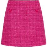 Jupes trapèze Valentino Garavani roses en fibre synthétique minis Taille XS pour femme 