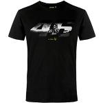 T-shirts noirs à manches courtes Valentino Rossi à manches courtes Taille XS pour homme 