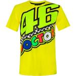 T-shirts jaunes en coton Valentino Rossi Taille XS classiques pour homme 