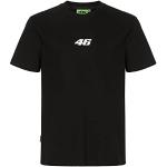 T-shirts noirs Valentino Rossi lavable en machine Taille XXL classiques pour homme 