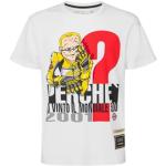 T-shirts bleues claires Valentino Rossi Taille L pour homme 