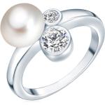 Bagues Valero Pearls argentées à perles en perle Taille 50 look fashion pour femme 