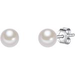 Valero Pearls Clous d'oreilles pour Femme en 925/- Argent sterling Perle de culture d'eau douce env. 5,0-6,0 mm