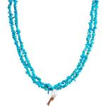 Colliers pierre précieuse Valero Pearls turquoise à perles pour femme 
