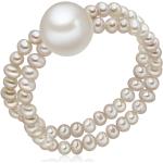 Valero Pearls - Bague avec perle Perle de culture d'eau douce en Arg 1 unité